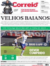 Capa do jornal Correio 26/07/2018