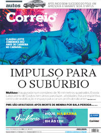 Capa do jornal Correio 27/01/2018