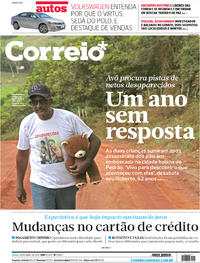 Capa do jornal Correio 28/04/2018