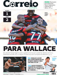 Capa do jornal Correio 29/01/2018