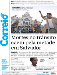 Capa do jornal Correio 29/11/2018