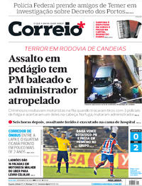 Capa do jornal Correio 30/03/2018