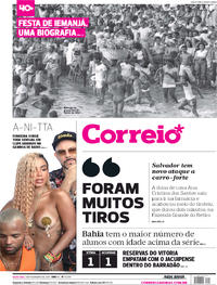 Capa do jornal Correio 01/02/2019