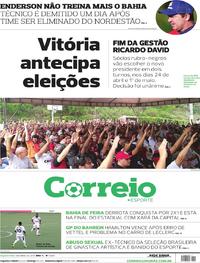 Capa do jornal Correio 01/04/2019