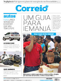Capa do jornal Correio 02/02/2019