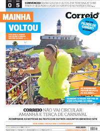 Capa do jornal Correio 03/03/2019