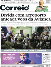 Capa do jornal Correio 05/04/2019