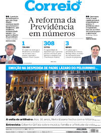Capa do jornal Correio 06/02/2019