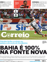 Capa do jornal Correio 06/05/2019