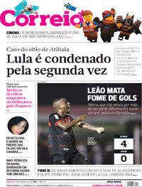 Capa do jornal Correio 07/02/2019