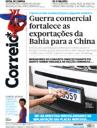 Capa do jornal Correio 10/01/2019