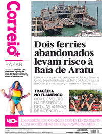 Capa do jornal Correio 10/02/2019