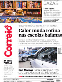 Capa do jornal Correio 10/03/2019