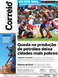 Capa do jornal Correio 10/04/2019