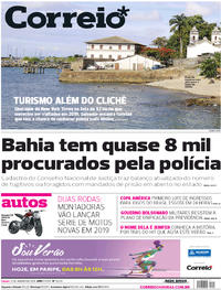 Capa do jornal Correio 12/01/2019