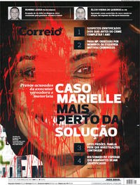 Capa do jornal Correio 13/03/2019