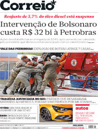 Capa do jornal Correio 13/04/2019