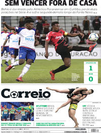 Capa do jornal Correio 13/05/2019