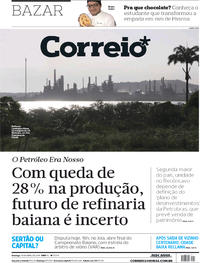 Capa do jornal Correio 14/04/2019