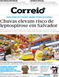 Capa do jornal Correio 18/04/2019