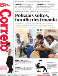Capa do jornal Correio 19/03/2019