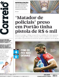 Capa do jornal Correio 19/04/2019