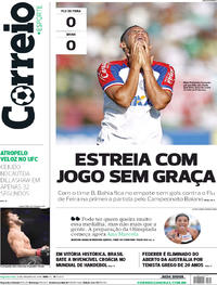 Capa do jornal Correio 21/01/2019