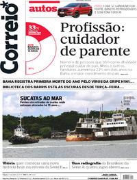 Capa do jornal Correio 27/04/2019