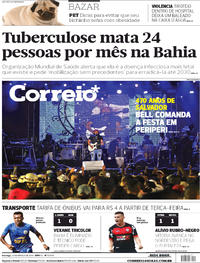 Capa do jornal Correio 31/03/2019