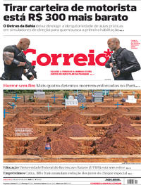 Capa do jornal Correio 01/08/2019