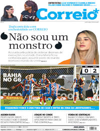 Capa do jornal Correio 01/10/2019