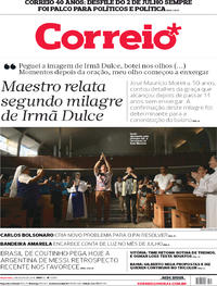 Capa do jornal Correio 02/07/2019