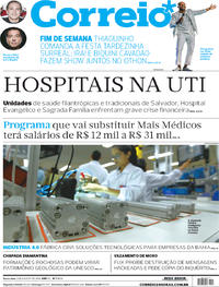 Capa do jornal Correio 02/08/2019