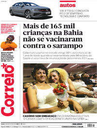 Capa do jornal Correio 03/08/2019
