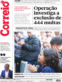Capa do jornal Correio 03/12/2019