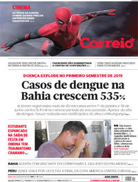 Capa do jornal Correio 04/07/2019