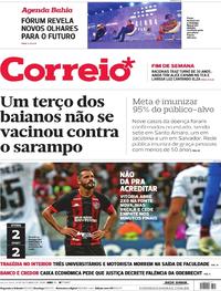 Capa do jornal Correio 04/10/2019