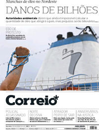 Capa do jornal Correio 05/11/2019