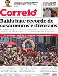 Capa do jornal Correio 05/12/2019