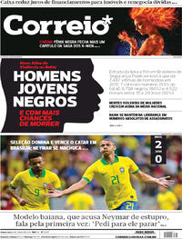 Capa do jornal Correio 06/06/2019