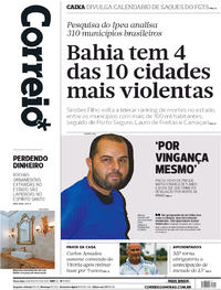 Capa do jornal Correio 06/08/2019