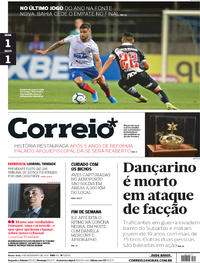 Capa do jornal Correio 06/12/2019