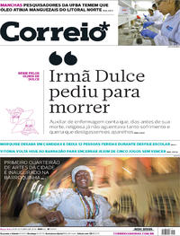 Capa do jornal Correio 08/10/2019