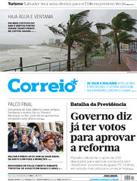 Capa do jornal Correio 09/07/2019
