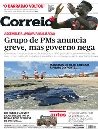 Capa do jornal Correio 09/10/2019