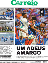 Capa do jornal Correio 09/12/2019