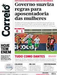 Capa do jornal Correio 10/07/2019