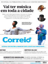 Capa do jornal Correio 10/09/2019