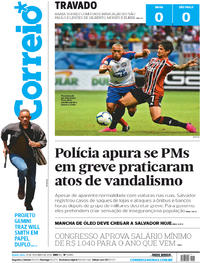 Capa do jornal Correio 10/10/2019