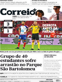 Capa do jornal Correio 13/06/2019